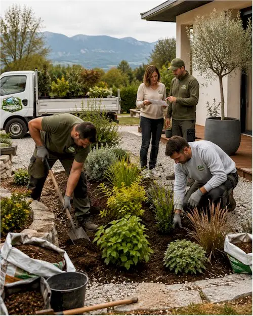 plantation arbustes département 74